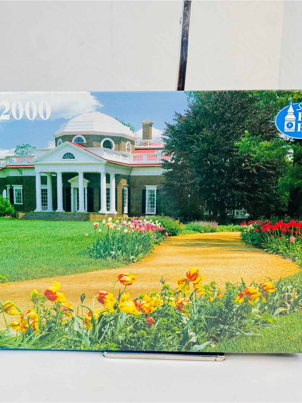 New Milton Bradley 2000 Piece Puzzle Big Ben Monticello Thomas Jefferson 1996